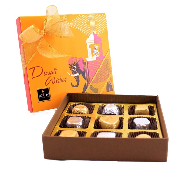 Diwali Festive Box of 9 Assorted Chocolate